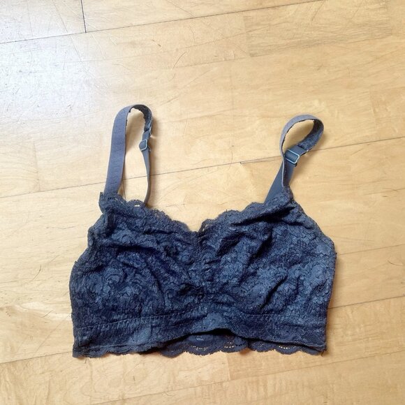 Cosabella Never Say Never Sweetie Bralette in Grey, Size Small 32C-D, 34A-B - Picture 4 of 9